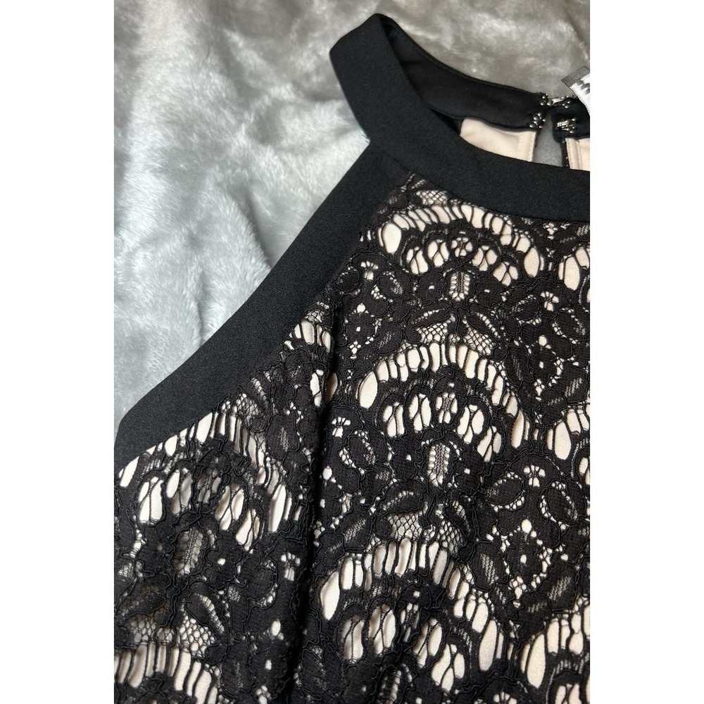 Speechless Womens Size Small Lace Halter Dress Black Fit Flare Party Cocktail - Picture 15 of 16